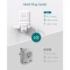 imageAddtam Italy Travel Power Adapter 3 Prong Grounded Plug with 3 USB Charging Ports1 USB C Ports Type L Outlet Adaptor Charger for USA to Italy Uruguay Chile ItalianType L Italy Chile  1 Pack
