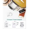 imageAustralia New Zealand Power Plug Adapter Australia Travel Adapter with 3 American Outlets 3 USB Charging Ports 1 USB C Type I Plug Adapter for US to Australia Argentina ChinaType D India  1 Pack
