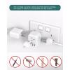 imageAustralia New Zealand Power Plug Adapter Australia Travel Adapter with 3 American Outlets 3 USB Charging Ports 1 USB C Type I Plug Adapter for US to Australia Argentina ChinaType G UK Ireland  2 Pack