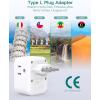 imageAustralia New Zealand Power Plug Adapter Australia Travel Adapter with 3 American Outlets 3 USB Charging Ports 1 USB C Type I Plug Adapter for US to Australia Argentina ChinaType L Italy Chile  1 Pack
