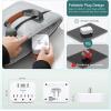 imageCruise Ship Essentials  Cruise Approved Power Strip Non Surge Protector Travel Plug Adapter with 3 Outlets 4 USB 2 USBC Foldable Outlet Extender for Travel Cruise Must HavePD 20W