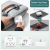 imageCruise Ship Essentials  Cruise Approved Power Strip Non Surge Protector Travel Plug Adapter with 3 Outlets 4 USB 2 USBC Foldable Outlet Extender for Travel Cruise Must Have15W