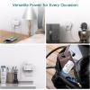 imageCruise Ship Essentials Travel Power Strip  No Surge Protector Cruise Approved Outlet Extender Multi Plug Outlet with 4 AC Outlets 3 USB 2 USB C 3 Sides Plug Adapter for Travel Cruise EssentialsWhite