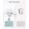 imageEuropean Travel Plug Adapter Addtam International Power Adapter with 3 Outlets 3 USB Charging Ports2 USB C Type C Adapter Travel Essentials to Most Europe EU Spain Italy FranceType C Most of Europe  1 Pack