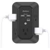 imageSurge Protector Outlet Extender  Addtam 5Outlet Splitter with 4 USB Wall Charger2 USBC Ports Multi Plug Outlet Power Strip for Home Dorm Room Essentials Black2C2APD30W