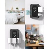 image:imageAddtam 5Outlet Extender Surge Protector Multi Plug Wall Outlet with 4 USB Wall Charger2 USB C Outlet Splitter Power Strip for Home Office Dorm Room Essentials Plug Extension Outlet 1800J Black2C2A PD 20W
