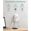 image:imageAddtam 5Outlet Extender Surge Protector Multi Plug Wall Outlet with 4 USB Wall ChargerPD 30W Outlet Splitter Power Strip for Home Office Dorm Room Essentials Plug Extension Outlet 1800J2c2a Pd 30w