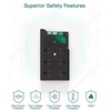 image:imageAddtam Multi Plug Wall Outlet Surge Protector Wall Mount with 12 Outlet Extender 4 Sides and 3 USB Ports 1 USBC Outlet Splitter Power Strip for Home Office Dorm Room Essentials BlackBlack