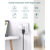 image:imageAddtam Surge Protector Outlet Extender Plug Extension Outlet with Night Light 5Outlet Splitter and 4 USB PortsPD 20W Multi Plug Wall Outlet for Home Office Dorm Room Essentials2C2APD 30W