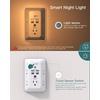 image:imageAddtam Surge Protector Outlet Extender Plug Extension Outlet with Night Light 5Outlet Splitter and 4 USB PortsPD 20W Multi Plug Wall Outlet for Home Office Dorm Room Essentials2C2AStandard