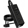 image:imageAddtam Flat Plug Power Strip with 6 Outlet Extender 1 FT Extension Cord Flat Wall Plug with Multiple Outlets No Surge Protector for Cruise Ship Travel Dorm Home Office Cruise Essentials WhiteBlack