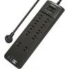 image:imageAddtam Power Strips with Surge Protection 15FT Long Extension Cord with Multiple Outlets Surge Protector Power Strip with 10 Outlets and 4 USB Ports2 USB C Flat Plug 2700J BlackBlack