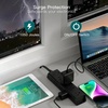 image:imageAddtam White Braided Power Strip Surge Protector with 12 Outlets Flat Plug 6FT Extension Cord 3Side Wide Spaced Outlet Extender Wall Mount Desk Charging Station for Home Office GarageBlack
