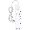 image:imageAddtam Power Strips with Surge Protection 15FT Long Extension Cord with Multiple Outlets Surge Protector Power Strip with 10 Outlets and 4 USB Ports2 USB C Flat Plug 2700J BlackWhite