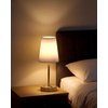 image:imageAddtam Bedroom Table Lamp Bedside Lamp with AC Outlet and USB C Charging PortsPD 20W 3Way Dimmable Lamp with Switch Lamps with Shade for Night Stands Living Room Desk and Home Office 65Ft65Ft
