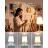 image:imageAddtam Bedroom Table Lamp Bedside Lamp with AC Outlet and USB C Charging PortsPD 20W 3Way Dimmable Lamp with Switch Lamps with Shade for Night Stands Living Room Desk and Home Office 65Ft65Ft