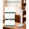 image:imageAddtam Desk Lamp with Pen Holder LED Desk Lamps for Home Office Power Strip with 3 Outlets 4 USB Charging Ports2 USBC 3 Color Modes Touch Lamp Study Lamps for College Dorm Room Essentials WhiteWhite