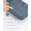 image:imageAddtam Desk Lamp with Pen Holder LED Desk Lamps for Home Office Power Strip with 3 Outlets 4 USB Charging Ports2 USBC 3 Color Modes Touch Lamp Study Lamps for College Dorm Room Essentials WhiteBlue