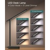 image:imageAddtam Desk Lamp with Pen Holder LED Desk Lamps for Home Office Power Strip with 3 Outlets 4 USB Charging Ports2 USBC 3 Color Modes Touch Lamp Study Lamps for College Dorm Room Essentials WhiteBlue