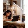 image:imageAddtam Desk Lamp with Pen Holder LED Desk Lamps for Home Office Power Strip with 3 Outlets 4 USB Charging Ports2 USBC 3 Color Modes Touch Lamp Study Lamps for College Dorm Room Essentials WhiteWhite