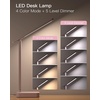 image:imageAddtam Desk Lamp with Pen Holder LED Desk Lamps for Home Office Power Strip with 3 Outlets 4 USB Charging Ports2 USBC 3 Color Modes Touch Lamp Study Lamps for College Dorm Room Essentials WhitePink