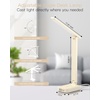 image:imageAddtam Desk Lamp with Pen Holder LED Desk Lamps for Home Office Power Strip with 3 Outlets 4 USB Charging Ports2 USBC 3 Color Modes Touch Lamp Study Lamps for College Dorm Room Essentials WhiteCream