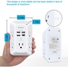 image:imageAddtam 5Outlet Extender Surge Protector Multi Plug Wall Outlet with 4 USB Wall Charger1 USB C Ports Outlet Splitter for Home Office Dorm Room Essentials Plug Extension Outlet 1800J 2 Pack1c3a