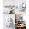 image:imageAddtam 5Outlet Extender Surge Protector Multi Plug Wall Outlet with 4 USB Wall Charger1 USB C Ports Outlet Splitter for Home Office Dorm Room Essentials Plug Extension Outlet 1800J 2 Pack2c2a Pd 20w