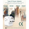 image:imageAddtam US to UK Ireland Travel Plug Adapter Type G Power Plug Adapter with 3 Outlets 3 USB Ports2 USB C UK Adapters for USA to Dubai England London Scotland British Kenya Irish Hongkong 3 Pack